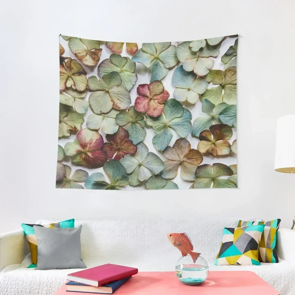 

Hydrangea Petals no. 2 Tapestry Decorative Wall Room Ornaments Japanese Room Decor Aesthetic Room Decoration Tapestry