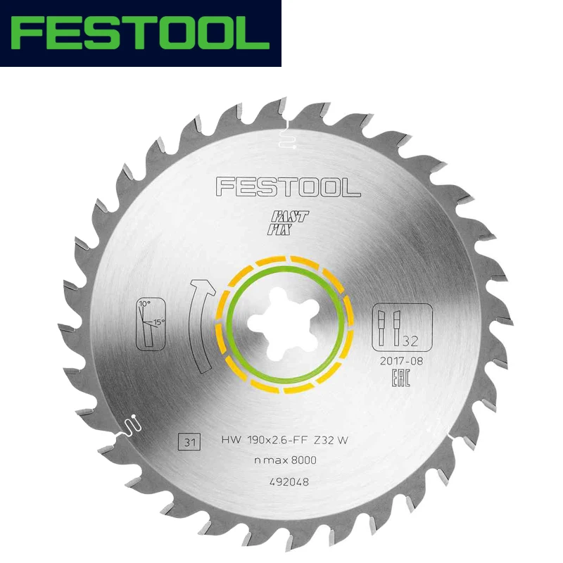 FESTOOL 492048 Saw Blade WOOD UNIVERSAL HW Multi-Function Special-Purpose Electric Tool Accessories