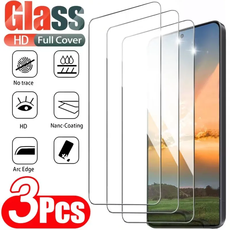 3Pcs Tempered Glass…