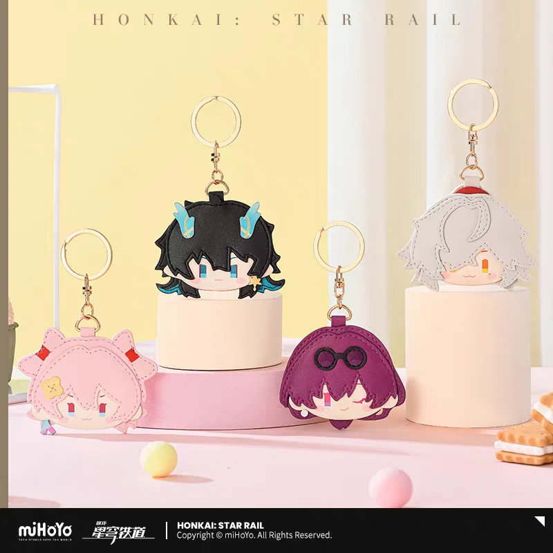

Pre Sale miHoYo Official Honkai Star Rail Big Head Series PU Pendant DANHENG Kafka JINGYUAN March 7th Cosplay Gifts Anime