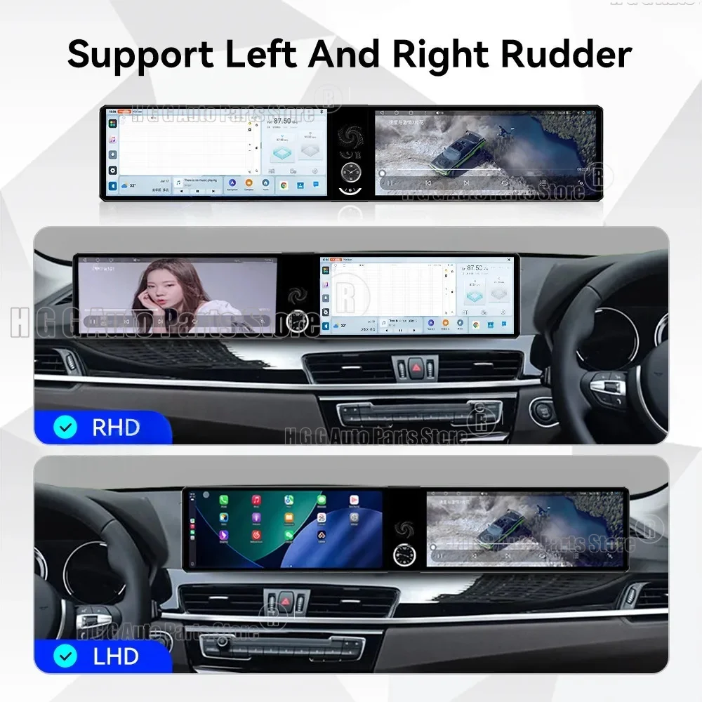 

HJ Dual Screen Car Radio Android 13 For BMW X1 NBT 2016-2017 EVO 2018-2020 Video CarPlay GPS Navigation Stereo Head Unit 4G