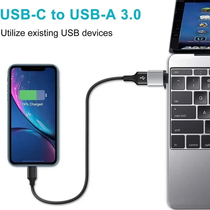 Tipo c usb 3.1 macho para otg tipo-a fêmea cabo adaptador para android letv huawei oppo vivo tablet pc samsung smartphone