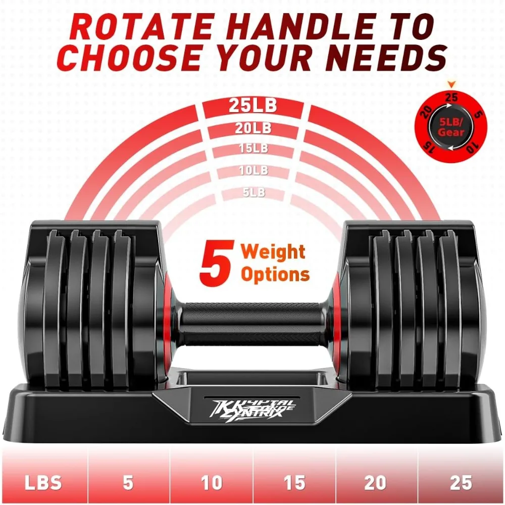 Adjustable Dumbbell Set of 2, 50/100/110 lbs Free Weights for Home Gym Strength Training