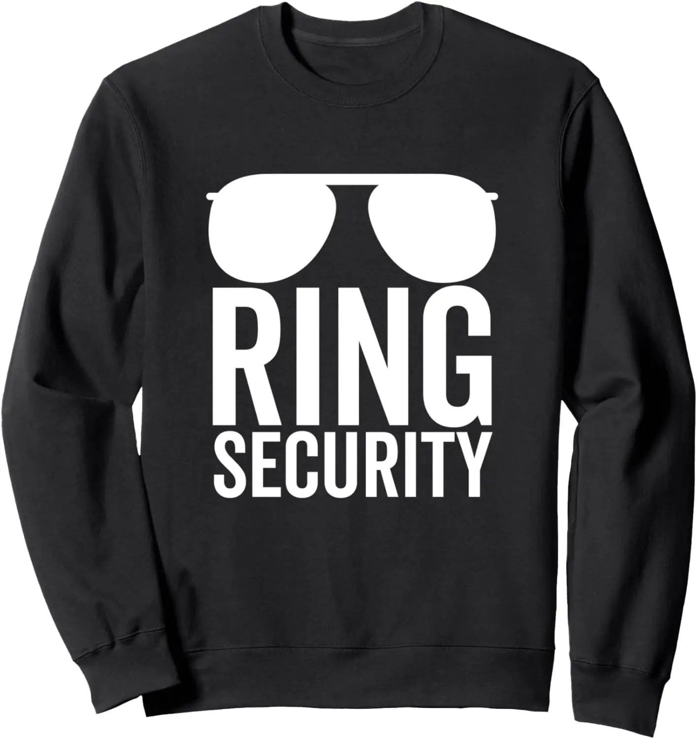 Ring Security Ring Bearer Boys Wedding Party Sunglasses Sweatshirt