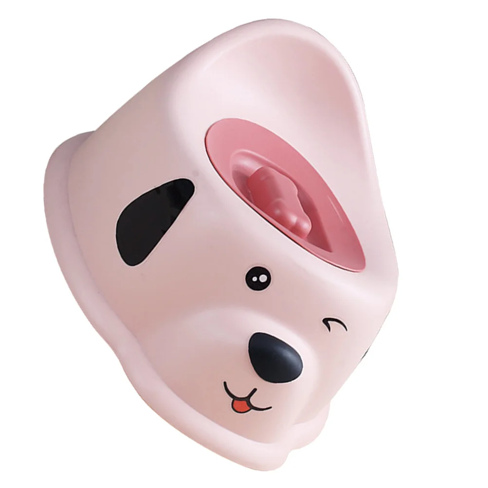 Children Potty Seat Cartoon Design Lid Nonslip Base Portable Toddler Potty Chair Training Toilet for Kids Bathroom