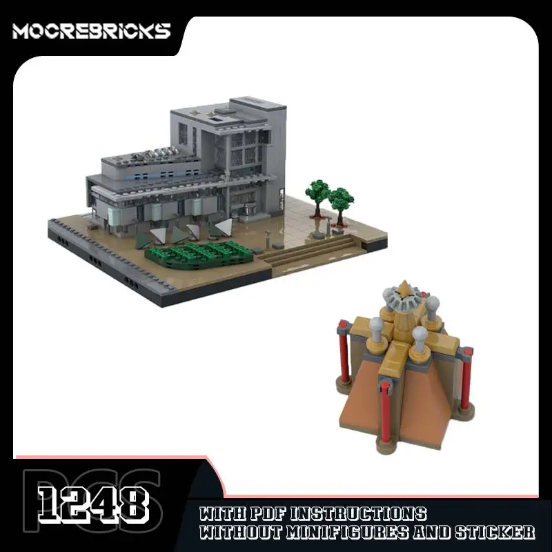 

MOC Management Court and Jedi Temple Building Block Model Set Развивающие игрушки для мальчиков и девочек