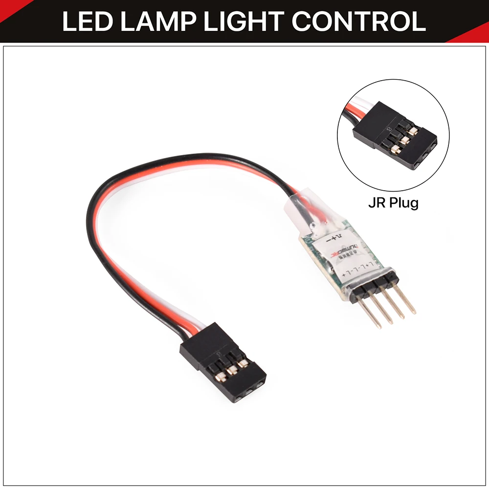 DUMBORC RC Lichtcontroller LED-schakelpaneelsysteem Aan/uit 3CH voor RC Auto Voertuig RC Mini Auto Vaste vleugel Vliegtuigonderdelen