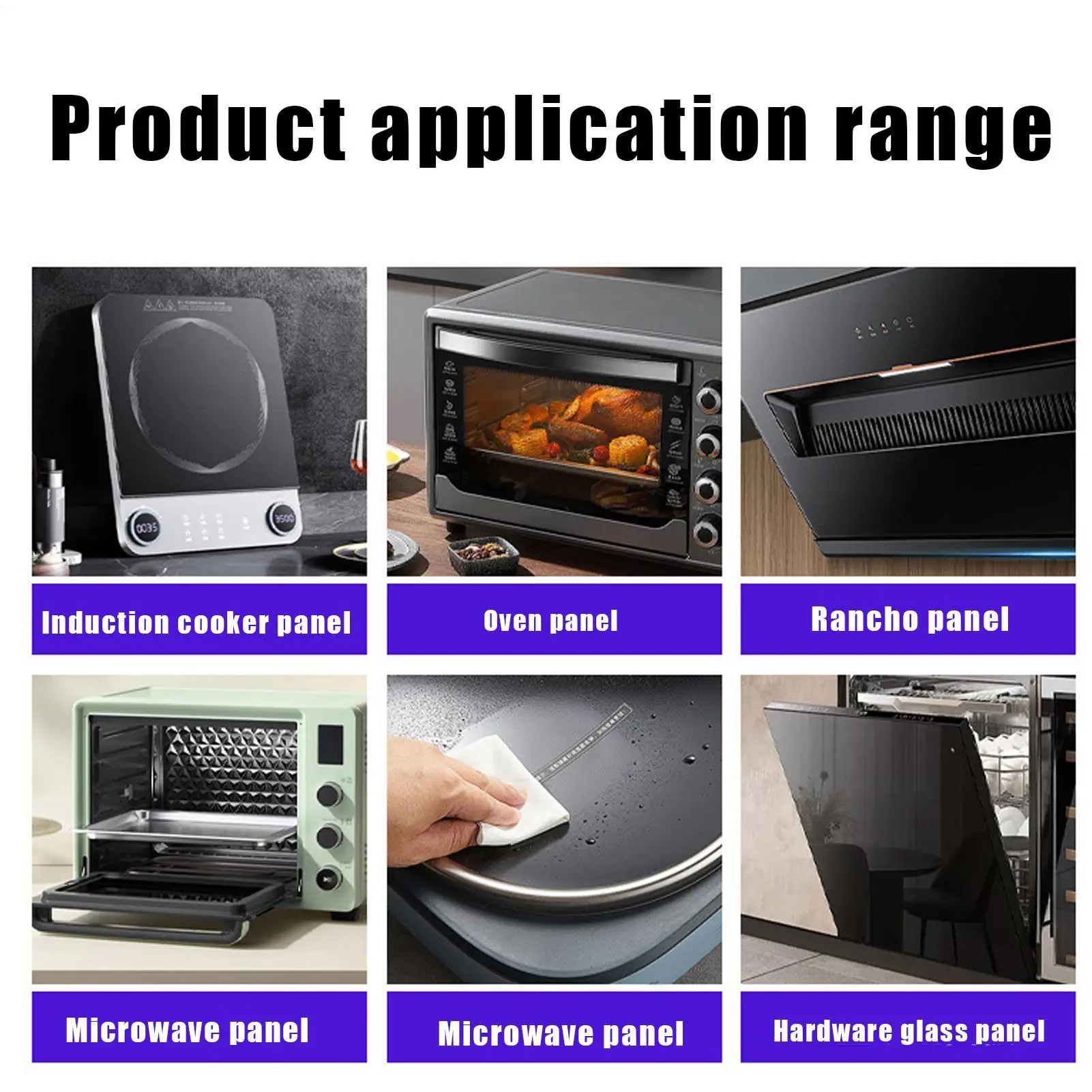 لاصق باب الفرن 100 مل إيبوكسي مقاوم لدرجات الحرارة العالية للسيراميك والمعادن، يثبت الشقوق على شواية الطباخ التعريفي في الميكروويف #6