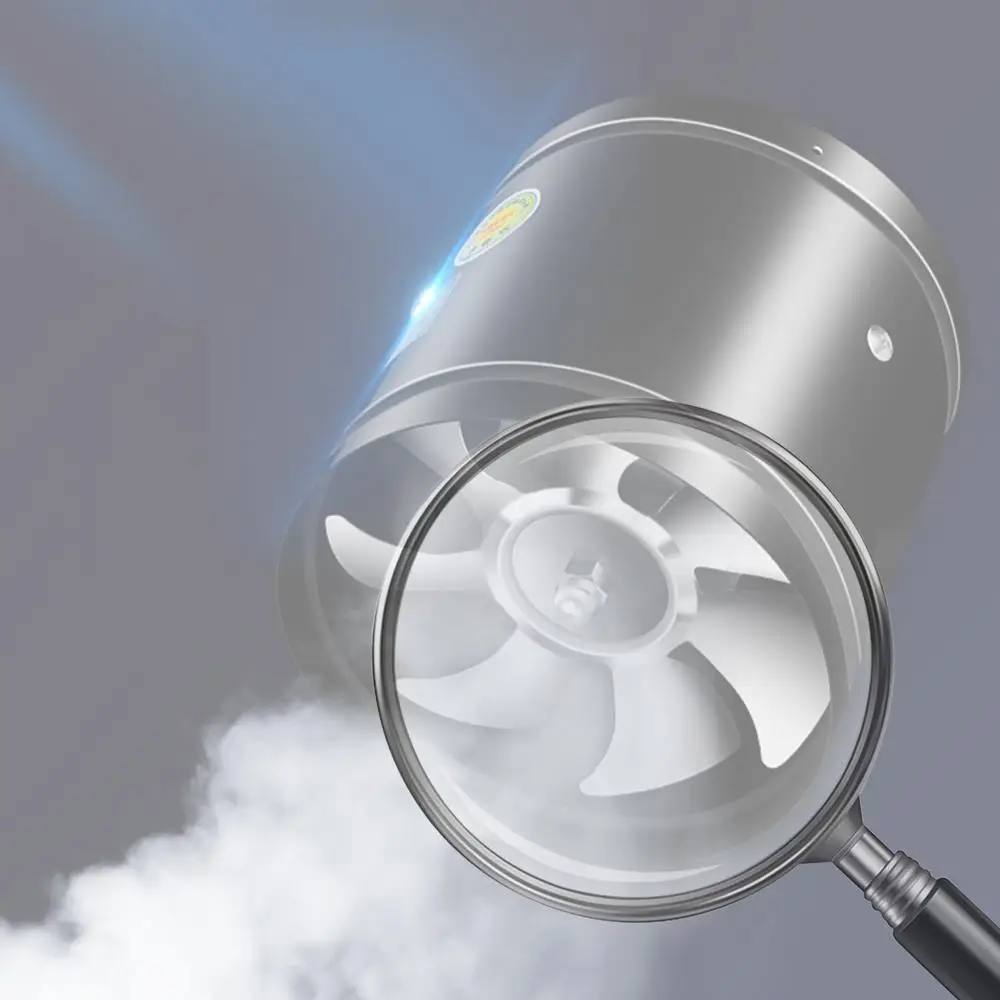 

4 6 8 Inch Pipe Exhaust Fan Air Ventilator Metal Pipe Ventilation Exhaust Fan Mini Extractor Bathroom Toilet Wall Fan Duct Fan