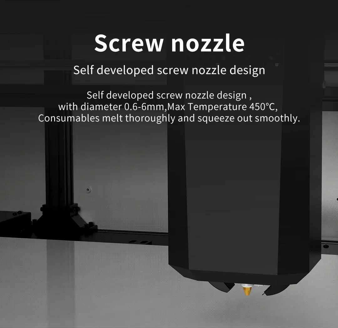 Piocreat G12 imprimante 3D industrielle pièces automobiles granulés d'imprimante 3D haut de gamme