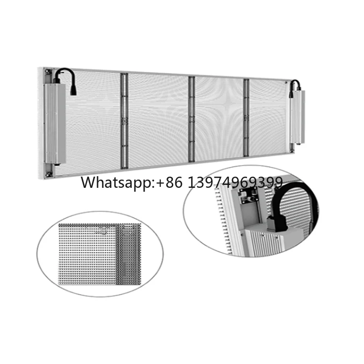 High Quality Professional P3.91P2.8 Transparent Led Display Screen Big Led Screen Display