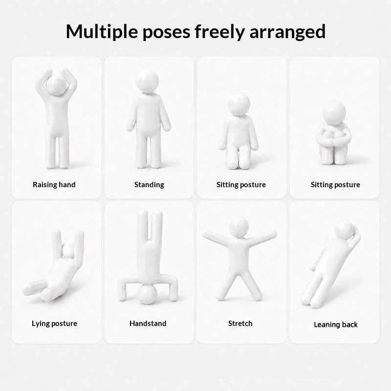 [MA]8Pcs 3D Printed Meccha Chameleon Robot Model, Multiple Pose Collectible Figure Toy, Sci-Fi Action Robot Animal Statue[MA]