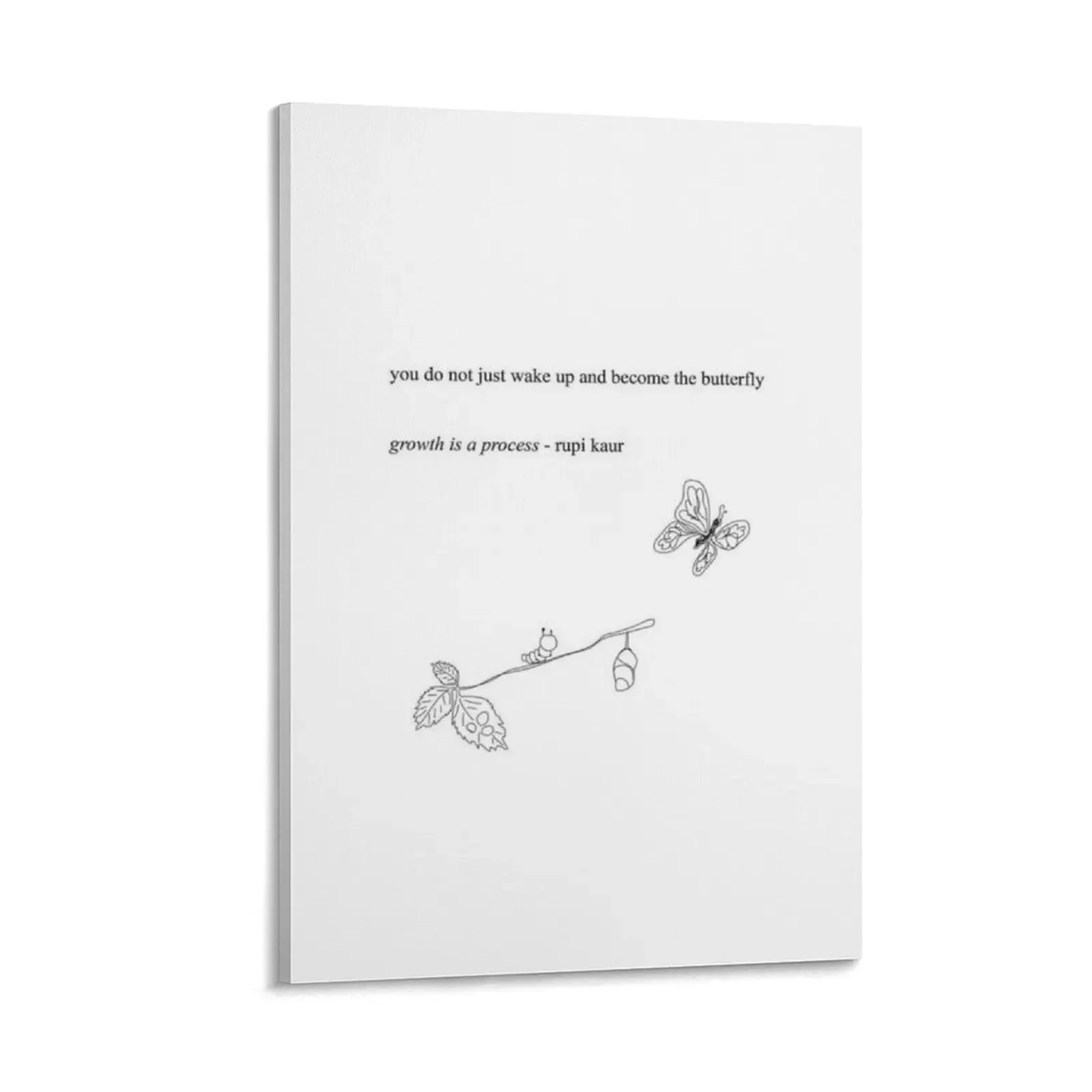

Poem by rupi kaur Canvas Painting decorations for the room anime bedroom decor Wall decoration frame