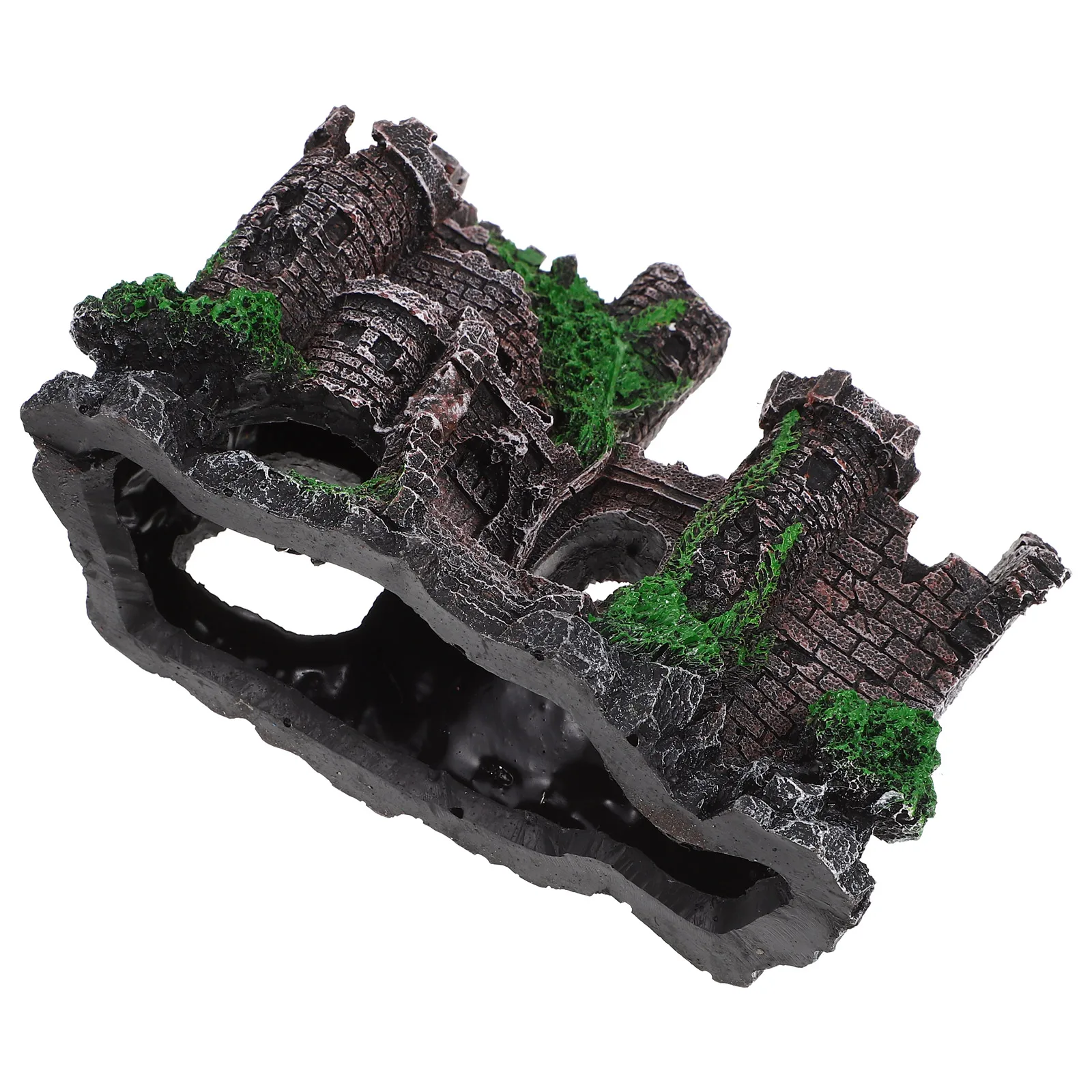 

Resin Castle Decoration for Aquarium Fish Tank Landscaping nament Non Fading Fish Hideaway Shrimp Shelter Aquarium