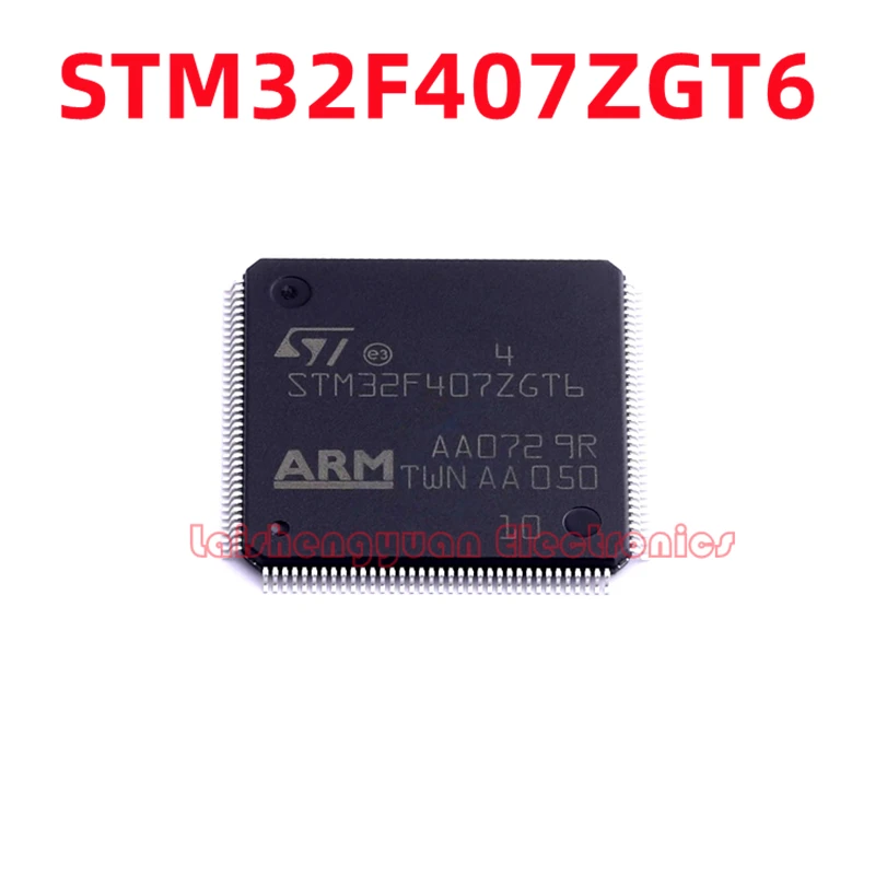 Original genuine STM32F407ZGT6 LQFP-144 ARM Cortex-M4 32-bit microcontroller MCU chip, brand new chip