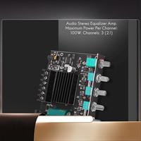 ZK-MT21 2.1 Channel Bluetooth 5.0 Subwoofer Amplifier Board 50WX2+100W Power Audio Stereo Amplifier Board Bass AMP AUX-X64A