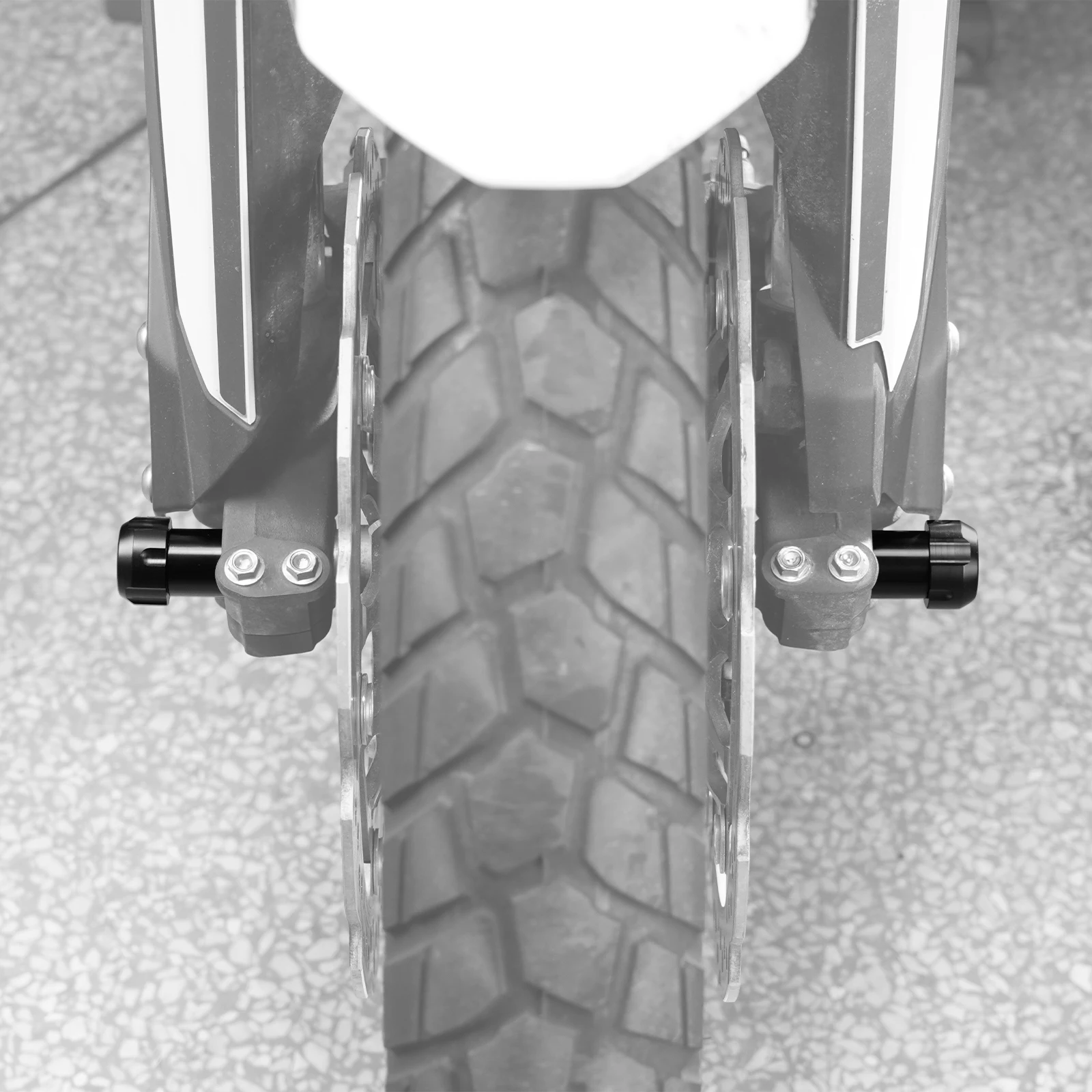 NICECNC For Honda Africa Twin CRF1100L Africa Twin 2020-2024 Front Wheel Fork Slider Crash Guard Falling Protection