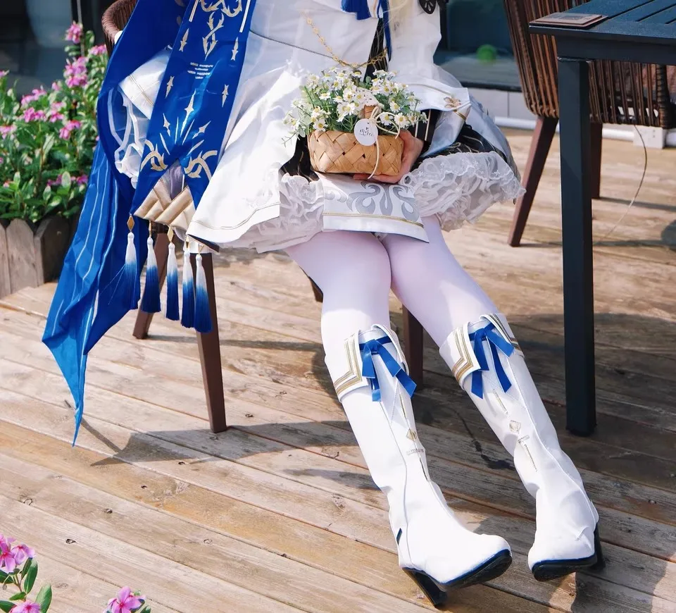 Game Wuthering Waves Phoebe Cosplay Shoes Boots Women Men Anime Halloween Party Role Play Costume Props Custom Made