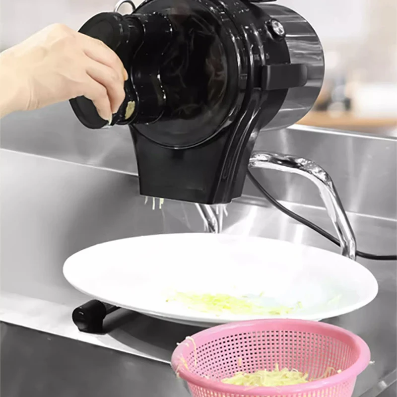 آلة تقطيع الخضار آلة تقطيع أوتوماتيكية تجارية آلة تقطيع منزلية من الفولاذ المقاوم للصدأ