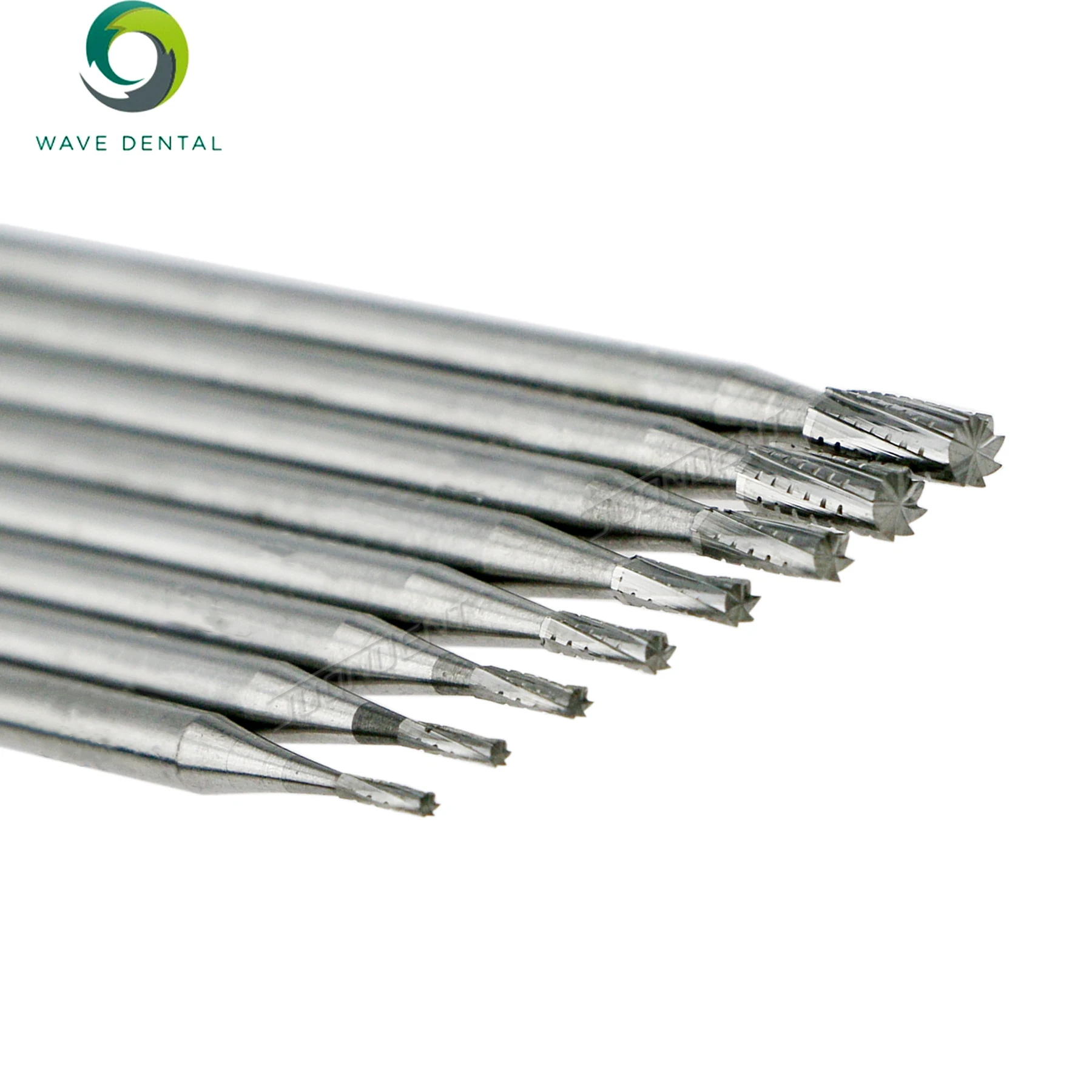 Dental Burs Tungsten Carbide Dentistry Drills Bits Low Speed Straight Fissure Head HP Strawberries Dental Materials 5Pcs/pack view 2