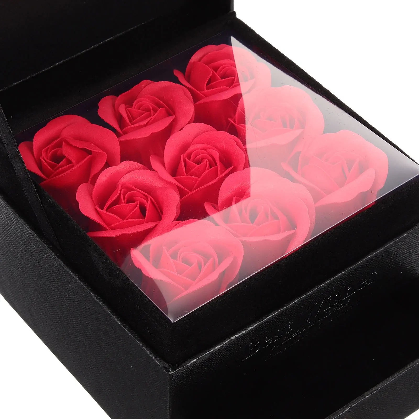 

1Set Rose Gift Jewelry Box Preserved Flower Packaging Case Safe Material Flower Container Ideal for Valentine's Wedding