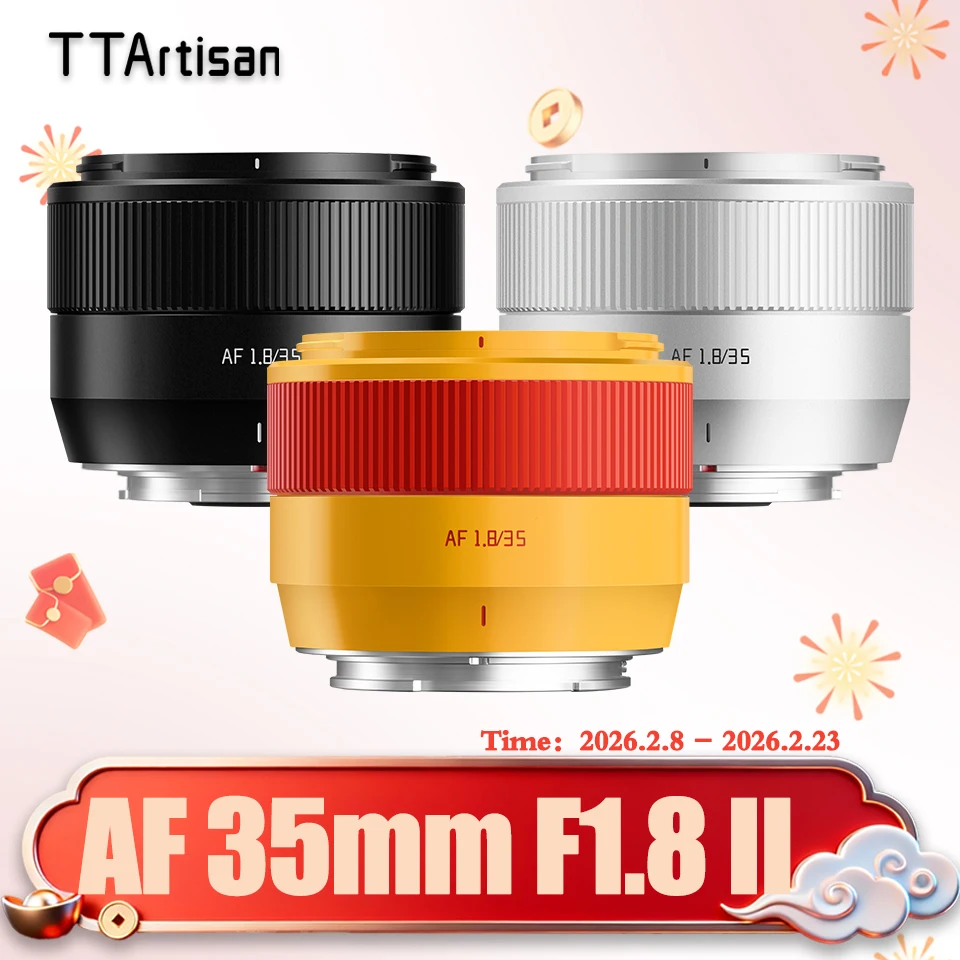 

Объектив TTArtisan AF 35 мм F1.8 II APS-C с большой диафрагмой для портретной фотографии камеры с Fuji XT30 Sony E A7RIII Nikon ZFC