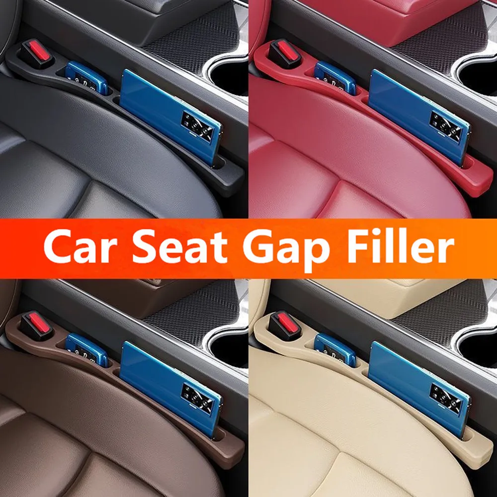 2X Car Seat Gap Filler Between Seats Console Organizer Seat Crevice Storage Box Bag Interior Decoration Auto Accessories