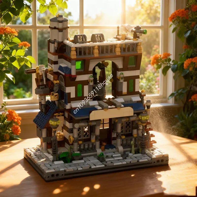 1154pcs MOC Post Air Ideas And CUUSOOed Model Building Blocks Architecture Creative Education Brick Festival Gifts Toy Birthday