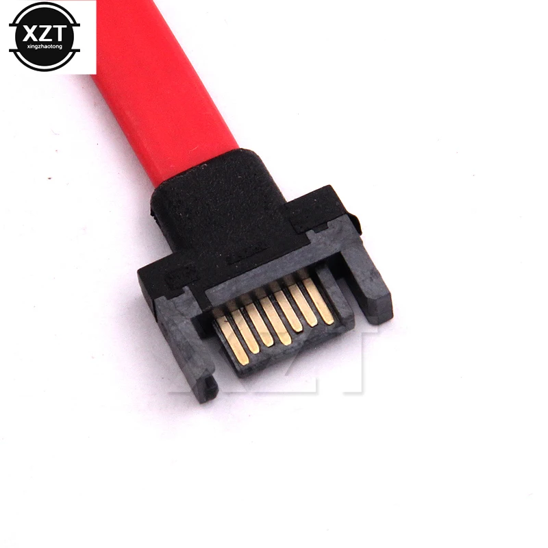 1PC 50CM 6Gb/S SATA3 Serial ATA DATA Extension Cable, SATA 7 Pin Port Saver Cable for PC SATA 3.0 SATAIII 6Gbps Hard Drive Disk