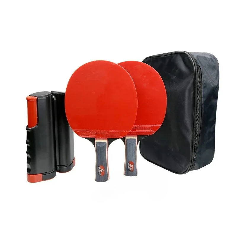 

Ракетки для настольного тенниса, набор ракеток для настольного тенниса, развлечения для тренировок, 2-х ракеток и сетчатый набор ракеток для начинающих, домашняя ракетка