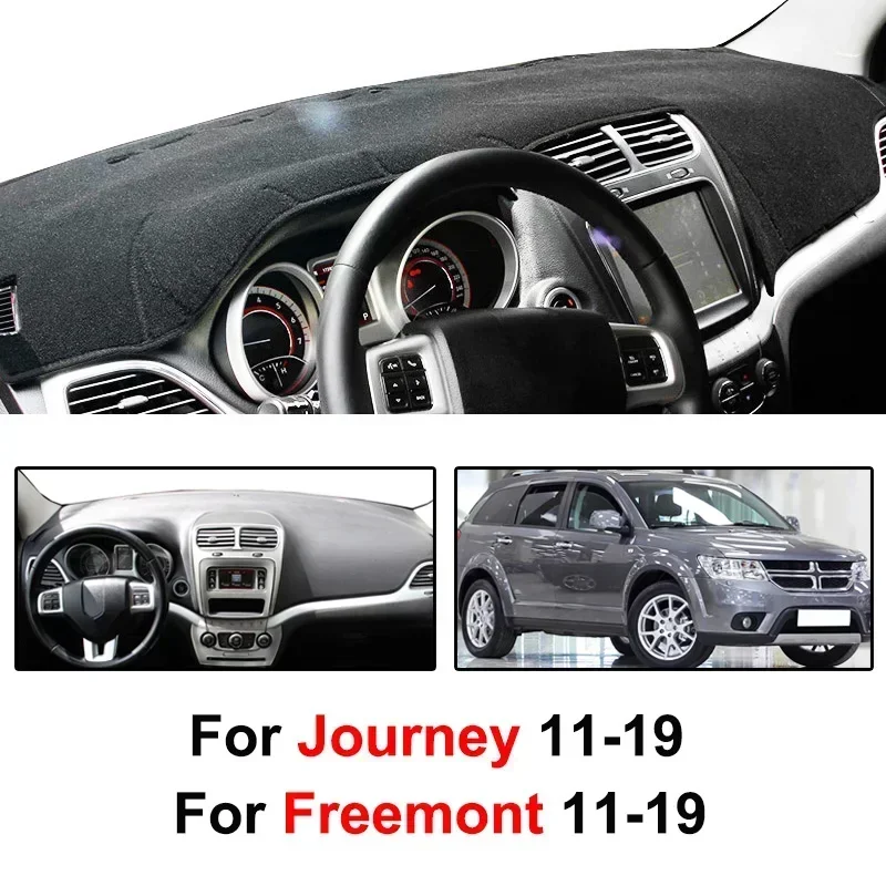 Fits Dodge Journey Fiat Freemont 2011-2019 Dashmat Dashboard Cover Mat Pad Dash Sun Shade Instrument Carpet Car Accessories