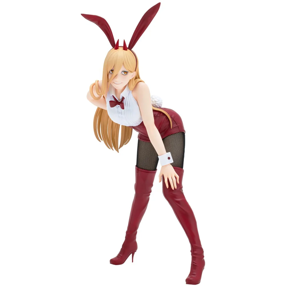 Original 25cm Power Bunny Girl Anime Figure Power Standing Action Figures Adult Collection Model Doll Toys Gifts Boy Wholesale