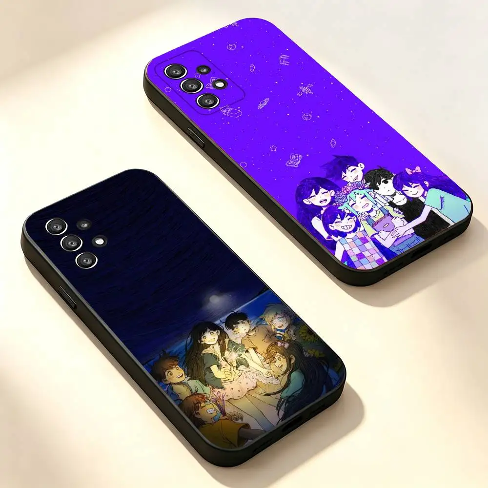 Game OMORI Black Soft Protective Case For Samsung Galaxy S30, 25,24,23,22,21,20,10 Ultra Plus Lite FE