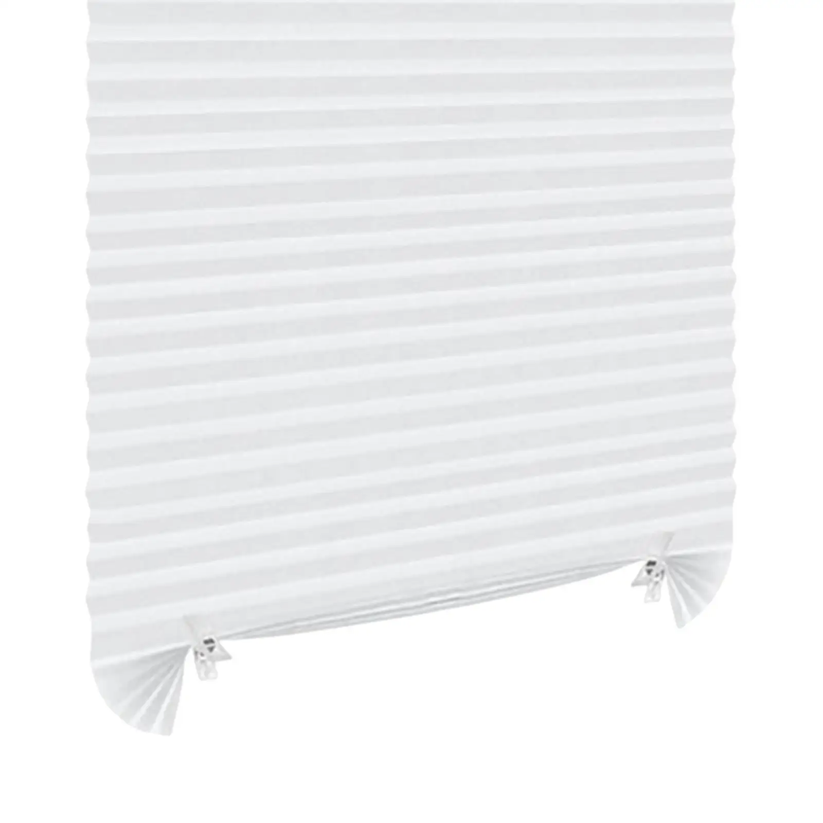 Adjustable Cordless Shade Blinds Stick on Pleated Temporary Window Curtain Blackout Privacy Protector for Bedroom Home Office