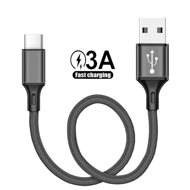 USB Typ-C Kabel Datensynchronisation 3A Schnellladung 1m 2m 3m Langes Ladekabel für Samsung Huawei Android Mobiltelefone