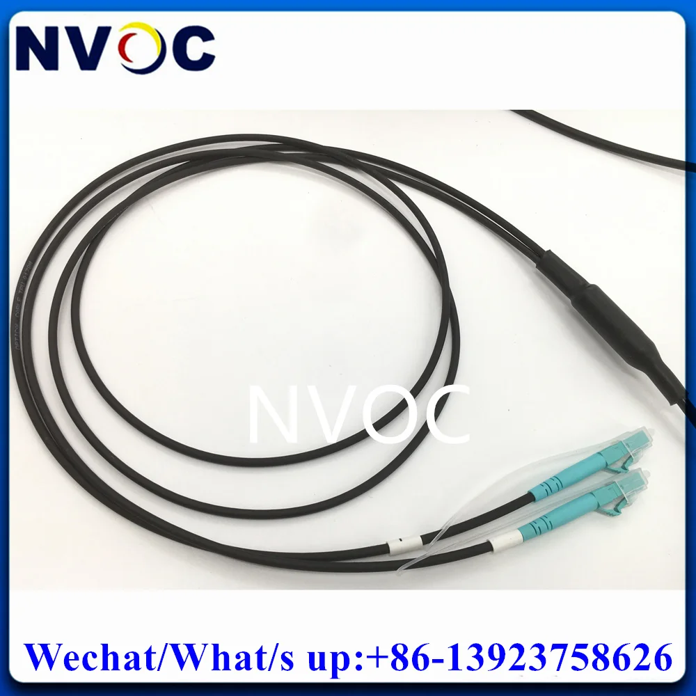 Imagem -04 - Cabo de Fibra Óptica Blindado Multimodo Conector com Pcd235 Tambor Tático Portátil Lc-sc 150m 160m 100m 2core Om4 2c 40 mm