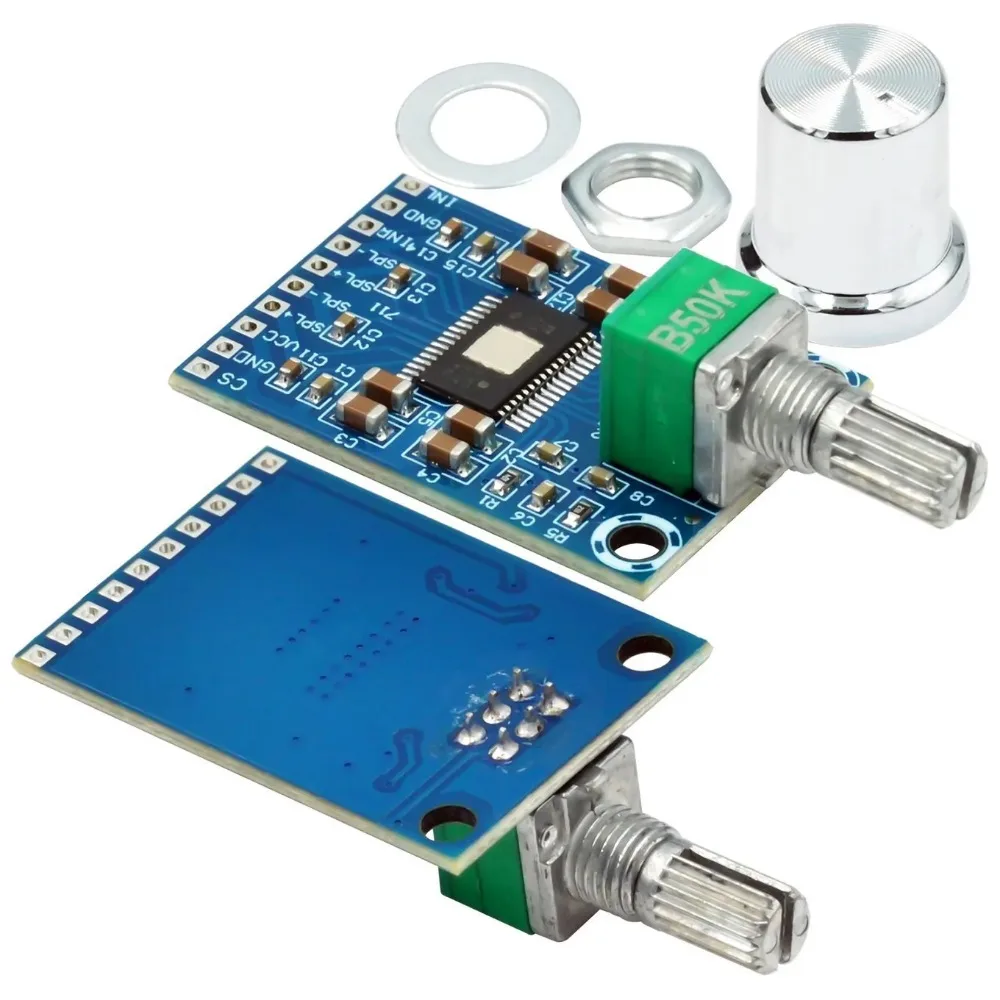 1pcs DC 12V-24V 2x50W Dual Channel Mini Digital Amplifier D Class 50W+50W TPA3116D2 XH-M562 Amplifier 50W Power Amplifier Board