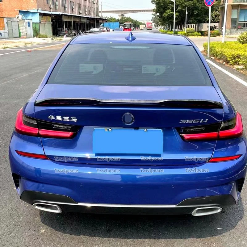 Carbon Fiber Spoiler Für BMW Neue Drei Serie 2019 2020 2021 2022 G20 G28 CS Stil Carbon Faser Stamm Spoiler auto Styling