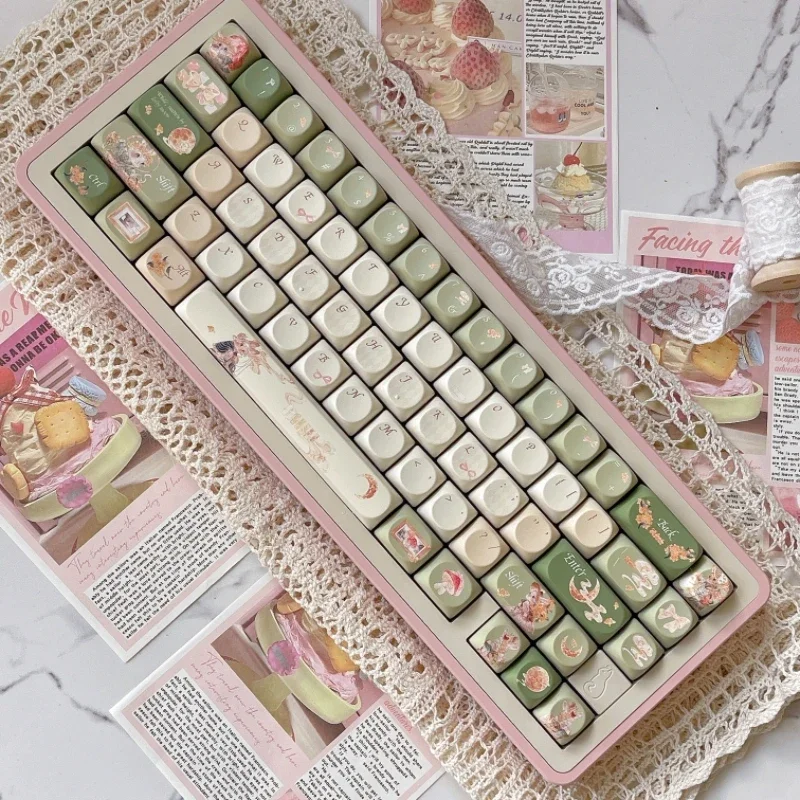 

Laurel Garden original keycaps personalized hand-painted theme keycaps hot sublimation keycaps