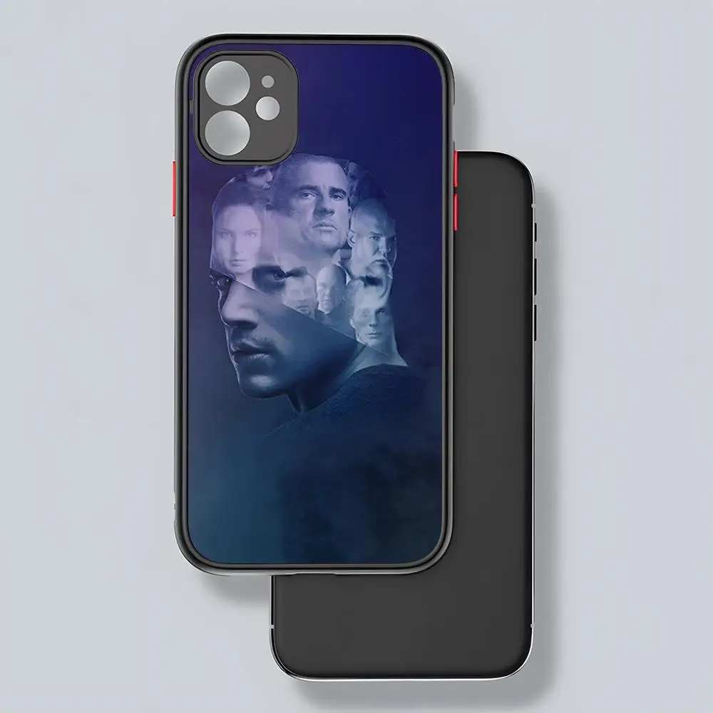 MINISO-Prison Break TV Series Phone Case Matte Transparent Back For IPhone 16 15 14 13 12 11 Pro Cover