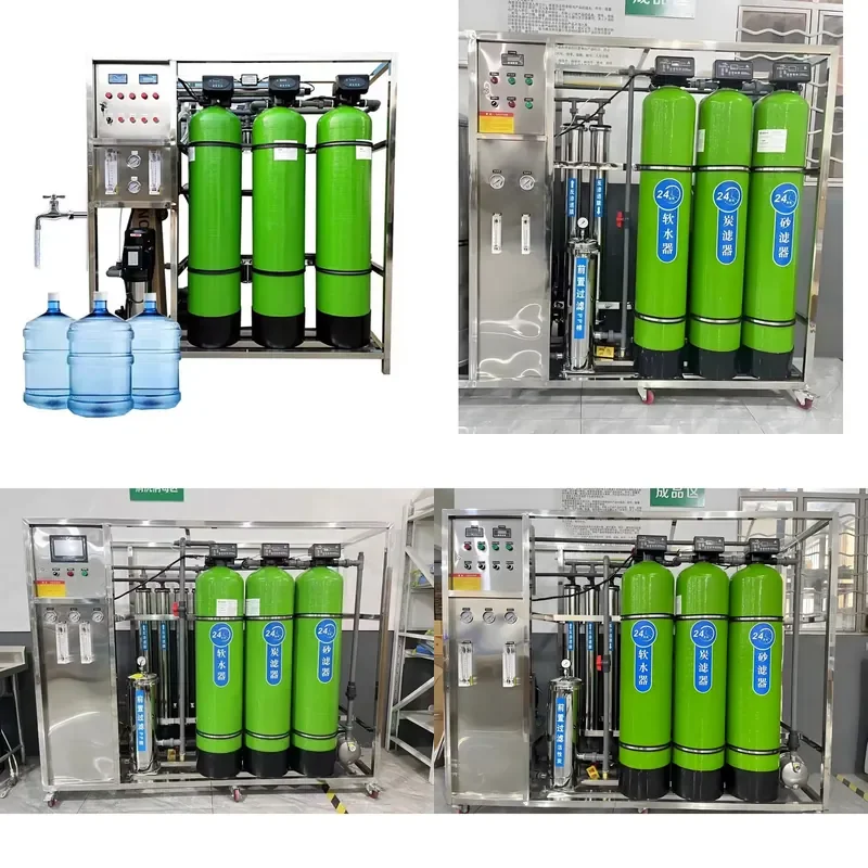 for  Water Purification System Reverse Osmosis Filter Machine Pure Water Production  250 500 1000  Industrial Equipment