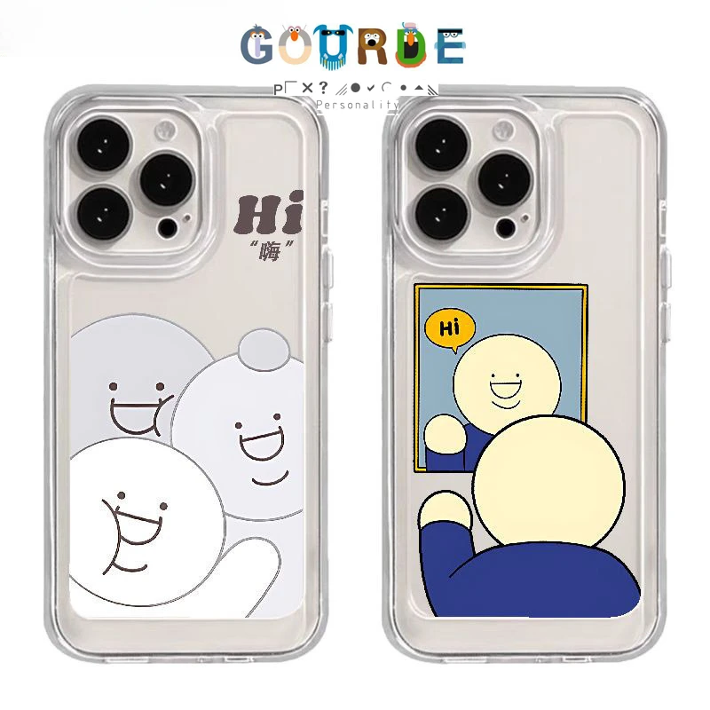 

Gourde Aesthetic Casing Graffiti Cartoon Pattern Phone Case for Iphone 16 15 14 13 12 11 Pro Max IP 7 8 Plus X XS XR Xs Max