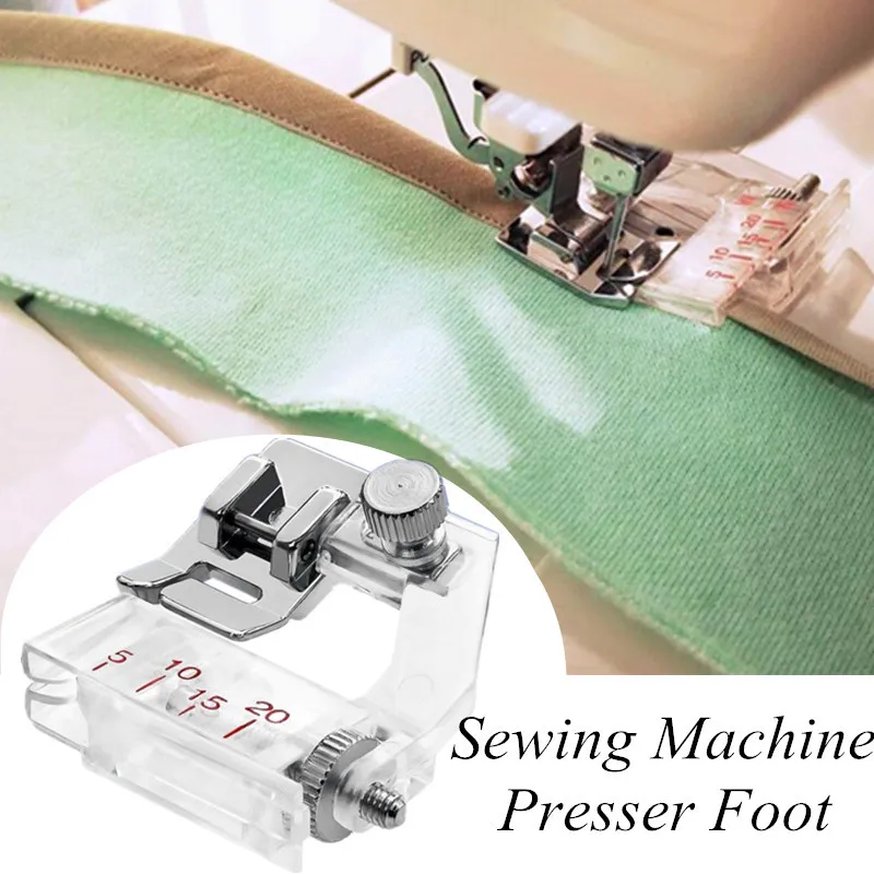 Ajustable Binding Snap-on Bias Binder Sewing Machine Presser Foot Will Fit Domestic Sewing Machine Sewing Accessories #6290