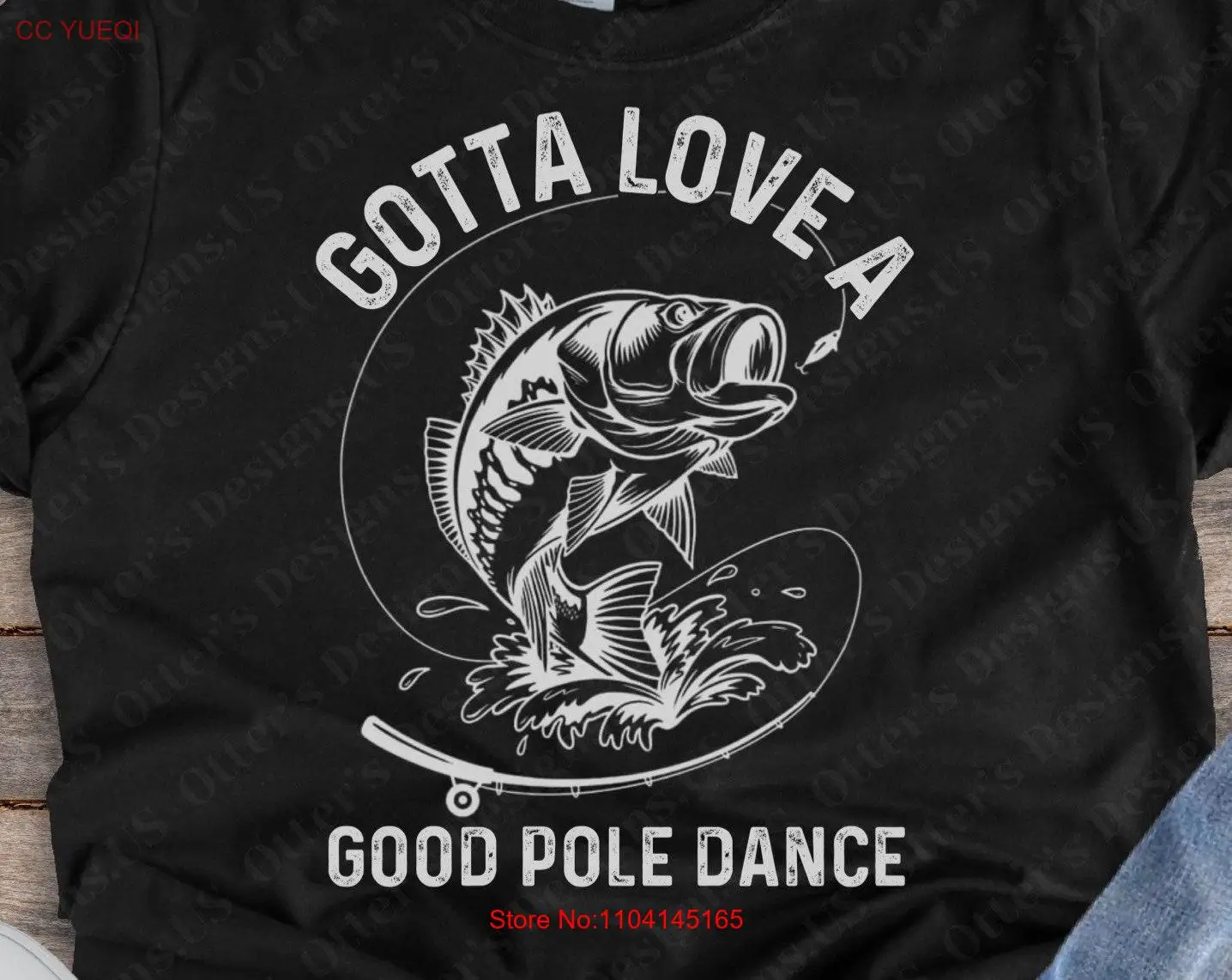 Gotta Love A Good Pole Dance II Fishing T Shirt Funny Cute Bass Dad Mom  long or short sleeves