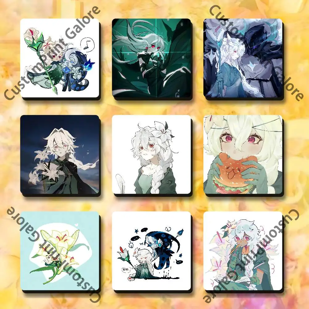 

White Lily C-CookieS Soft Magnetic Refrigerator Magnets Personality Decorations Creative Gifts