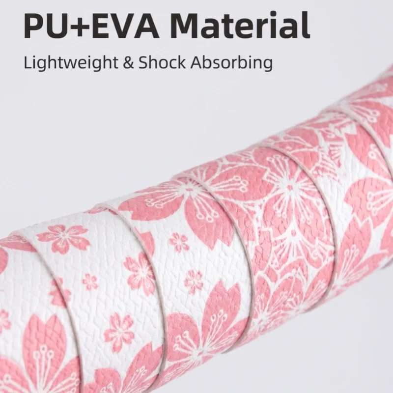 Bicycle Handlebar Cherry Blossom Tape Non-slip Road Bicycle Handlebar Tapes Waterproof Cycling Bar Wrap Road Bike Accessories