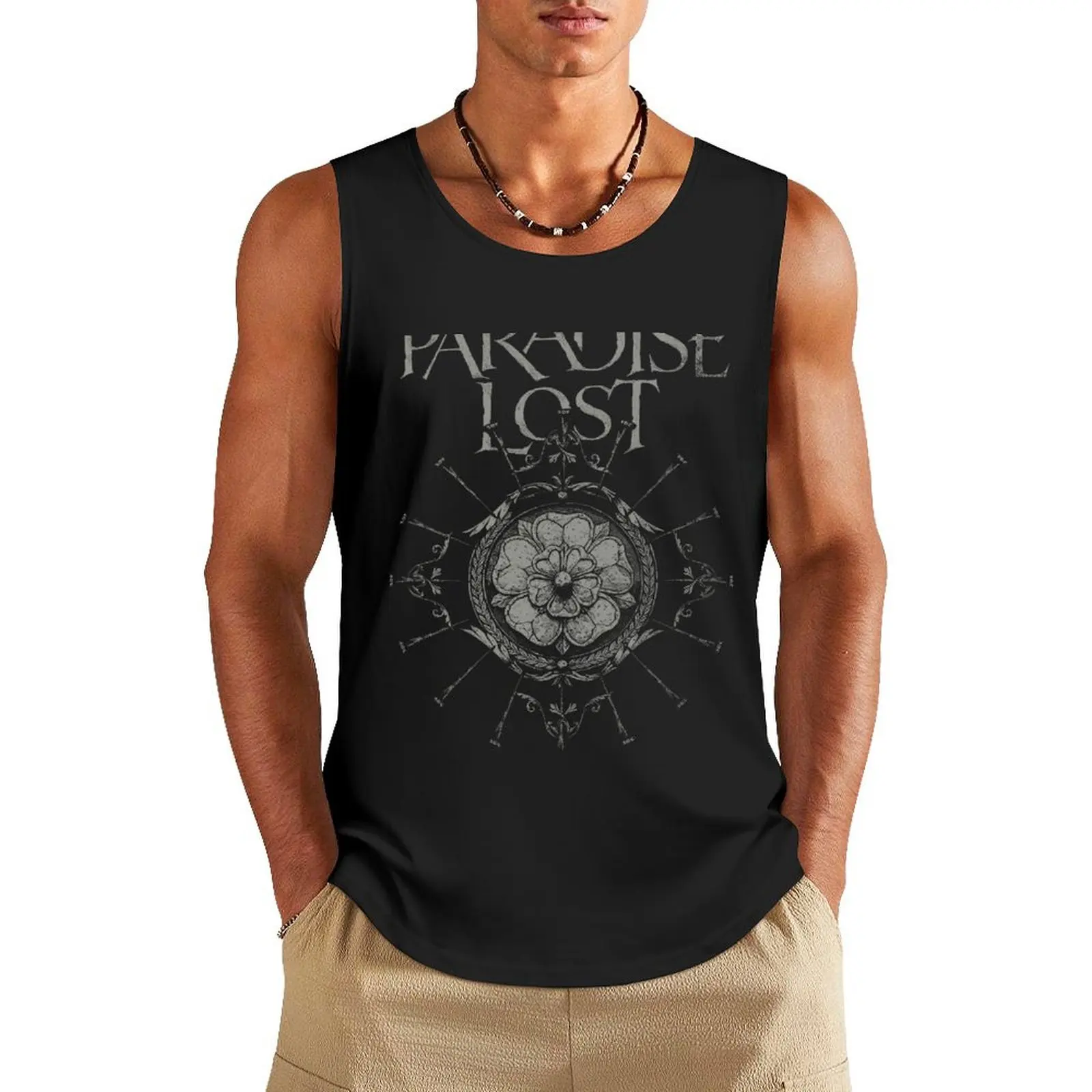 Paradise Lost Tank Top quick-drying t-shirt Male vest fitness clothing for men