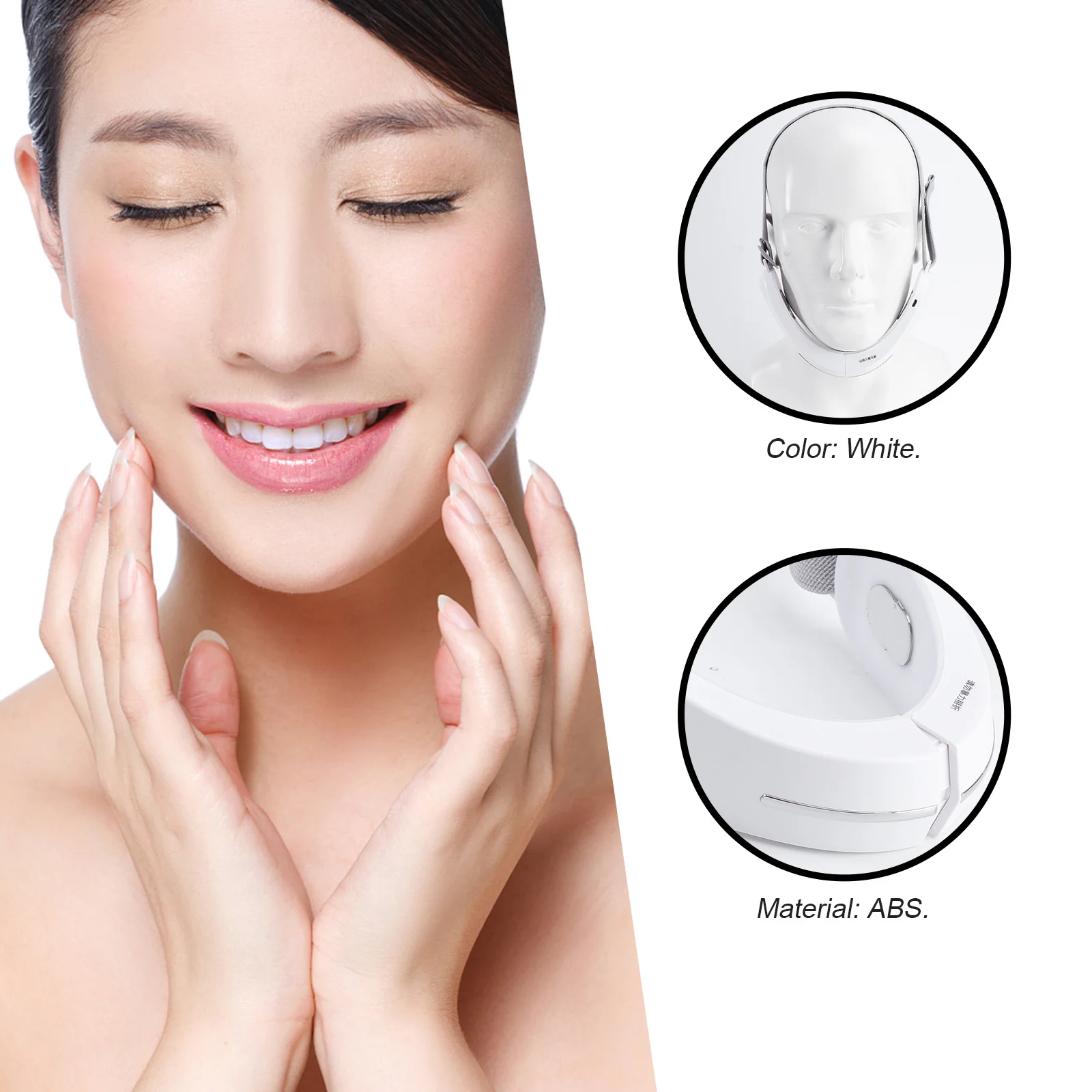 1 個スリムフェイスデバイスリフティングツールマイクロカレント肌引き締め美容器具二重あごの軽減と顔のための