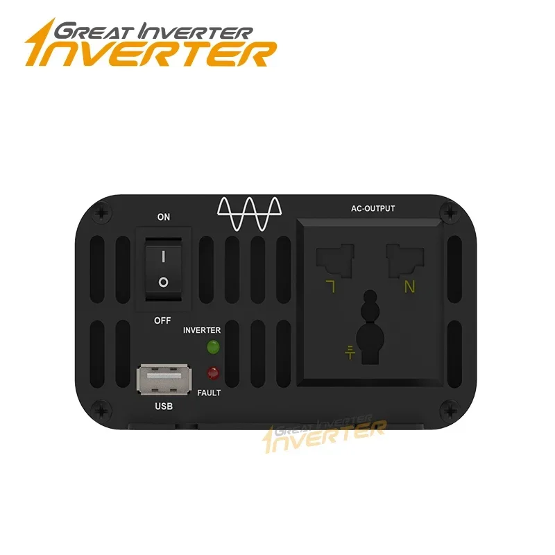 Input 12VDC 24VDC 48VDC Output 110VAC 120VAC 220VAC 240VAC 300W Pure Sine Wave Power Inverter DC TO AC