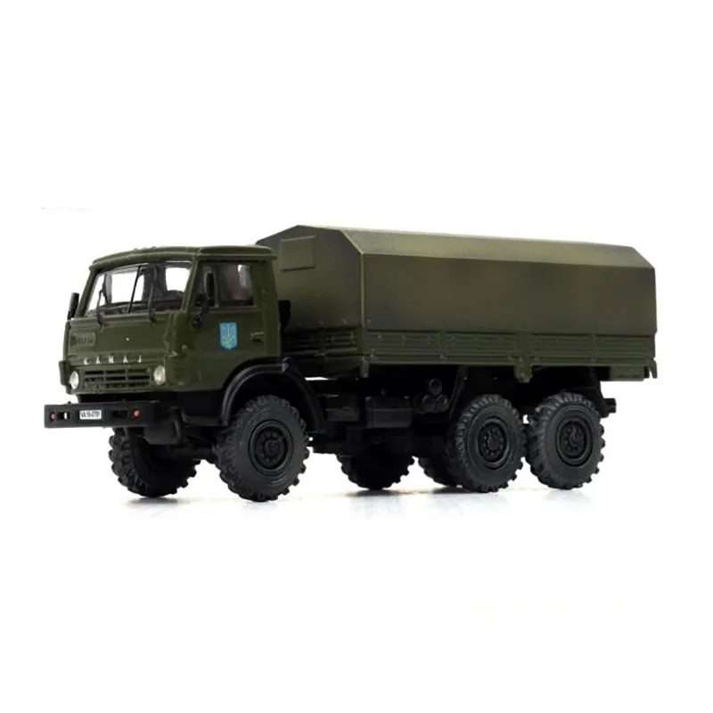 1:72 Scale Kamaz 43101 Truck Classic Plastic Simulation Car Delicacy Model Static Collectible Toy Gift Display